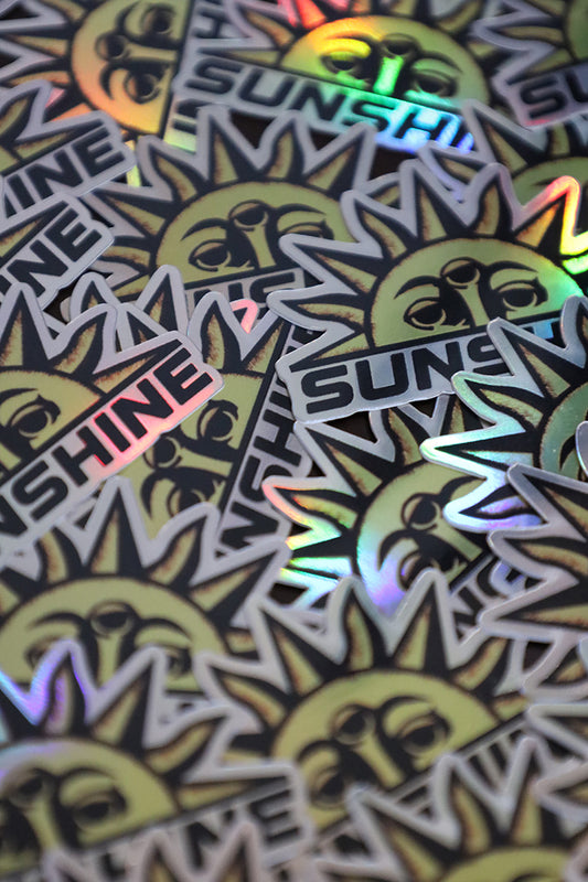 Sunshine holographic stickers